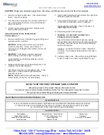 Preview for 16 page of Filters Fast 12401 Owner'S Manual