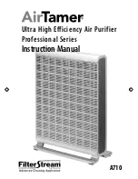 Предварительный просмотр 1 страницы FilterStream AirTamer Professional A710 Instruction Manual