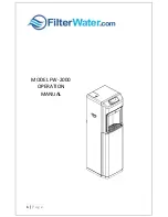 FilterWater FW-2000 Operation Manual preview