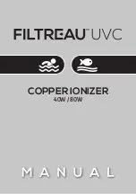 Preview for 1 page of filtreau UVC Copper Ionizer Manual