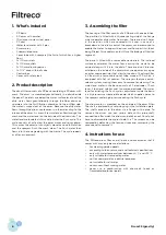 Preview for 6 page of Filtreco 100300 User Manual