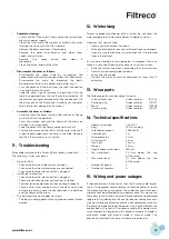 Preview for 13 page of Filtreco 100300 User Manual