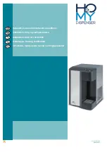 Preview for 1 page of FILTRENA H2O My Dispenser Installation, Use And Maintenance Handbook