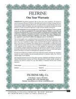 Предварительный просмотр 19 страницы Filtrine 5311/05 Manual