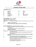 Preview for 2 page of FIM C-SERIES Instructions For Assembly And Use