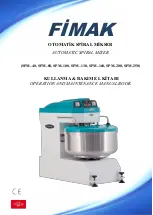 FIMAK SPM-100 Operation And Maintenance Manual preview