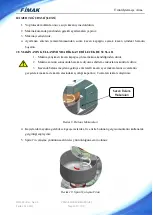 Предварительный просмотр 17 страницы FIMAK SPM-100 Operation And Maintenance Manual