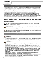 Preview for 4 page of Fimap BMg Sanitizer Use And Maintenance Manual