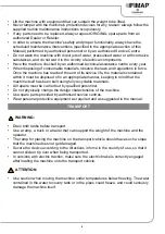 Preview for 9 page of Fimap BMg Sanitizer Use And Maintenance Manual