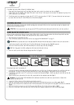 Preview for 20 page of Fimap BMg Sanitizer Use And Maintenance Manual