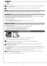 Preview for 22 page of Fimap BMg Sanitizer Use And Maintenance Manual