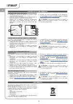 Предварительный просмотр 16 страницы Fimap FA15+ 115V Original Instruction