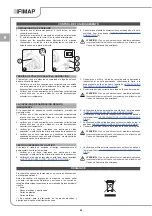 Предварительный просмотр 48 страницы Fimap FA15+ 115V Original Instruction