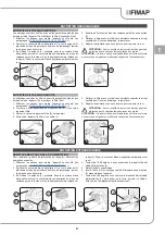 Предварительный просмотр 63 страницы Fimap FA15+ 115V Original Instruction