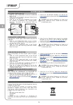 Предварительный просмотр 80 страницы Fimap FA15+ 115V Original Instruction