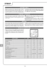 Предварительный просмотр 246 страницы Fimap FA15+ 115V Original Instruction