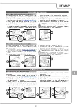 Предварительный просмотр 255 страницы Fimap FA15+ 115V Original Instruction