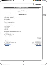 Preview for 55 page of Fimap FV-CART Use And Maintenance Manual