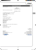 Preview for 65 page of Fimap FV-CART Use And Maintenance Manual