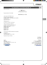 Preview for 75 page of Fimap FV-CART Use And Maintenance Manual