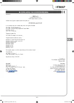 Preview for 105 page of Fimap FV-CART Use And Maintenance Manual