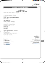 Preview for 195 page of Fimap FV-CART Use And Maintenance Manual