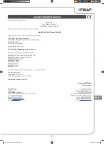 Preview for 205 page of Fimap FV-CART Use And Maintenance Manual