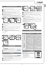 Предварительный просмотр 21 страницы Fimap FV XP110.2 WD Use And Maintenance Manual