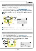 Preview for 13 page of Fimap GMG PRO Operator Interface Manual