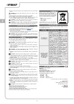 Preview for 14 page of Fimap NANO 115 Use And Maintenance Manual