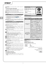 Preview for 20 page of Fimap NANO 115 Use And Maintenance Manual