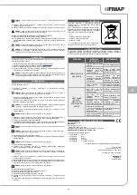 Preview for 35 page of Fimap NANO 115 Use And Maintenance Manual