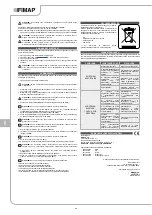 Preview for 44 page of Fimap NANO 115 Use And Maintenance Manual