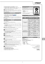 Preview for 47 page of Fimap NANO 115 Use And Maintenance Manual