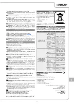 Preview for 59 page of Fimap NANO 115 Use And Maintenance Manual