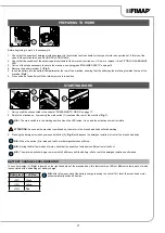 Предварительный просмотр 17 страницы Fimap ORBITIZER Use And Maintenance Manual