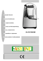 Fimar EASY LINE ELCS110923M Use And Maintenance предпросмотр