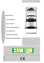 Preview for 1 page of Fimar EasyLine CS-1107 Use And Maintenance