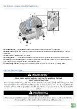 Предварительный просмотр 6 страницы Fimar EasyLine HBS220JS Use And Maintenance