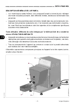 Предварительный просмотр 42 страницы Fimar PF25E Use And Maintenance