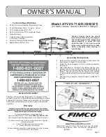 Fimco 5302321 Owner'S Manual preview