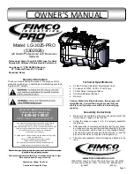 Fimco 5302926 Owner'S Manual preview