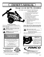 Fimco 5302950 Owner'S Manual preview