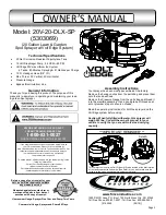 Fimco 5303069 Owner'S Manual preview
