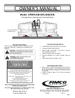 Fimco ATVBK-200-QR Owner'S Manual preview