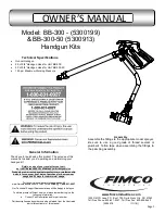 Fimco BB-300 Owner'S Manual preview