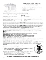 Предварительный просмотр 2 страницы Fimco BR-40-SP-EC Owner'S Manual