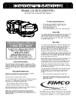 Fimco LG-30-S 5301478 Owner'S Manual preview