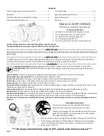 Preview for 2 page of Fimco LG-65-HP Owner'S Manual