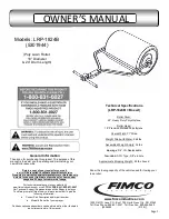 Предварительный просмотр 1 страницы Fimco LRP-1824B Owner'S Manual